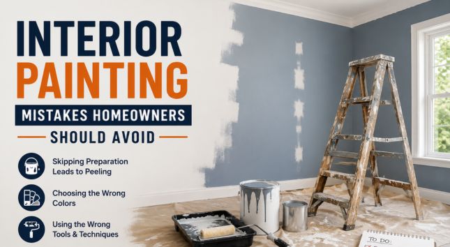 Interior Painting Mistakes Homeowners Should Avoid