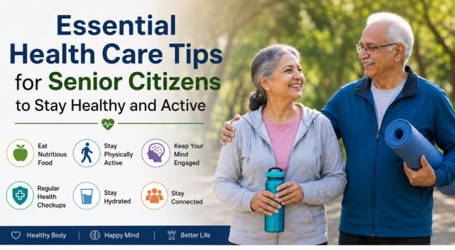 Essential Health Care Tips for Senior Citizens to Stay Healthy and Active