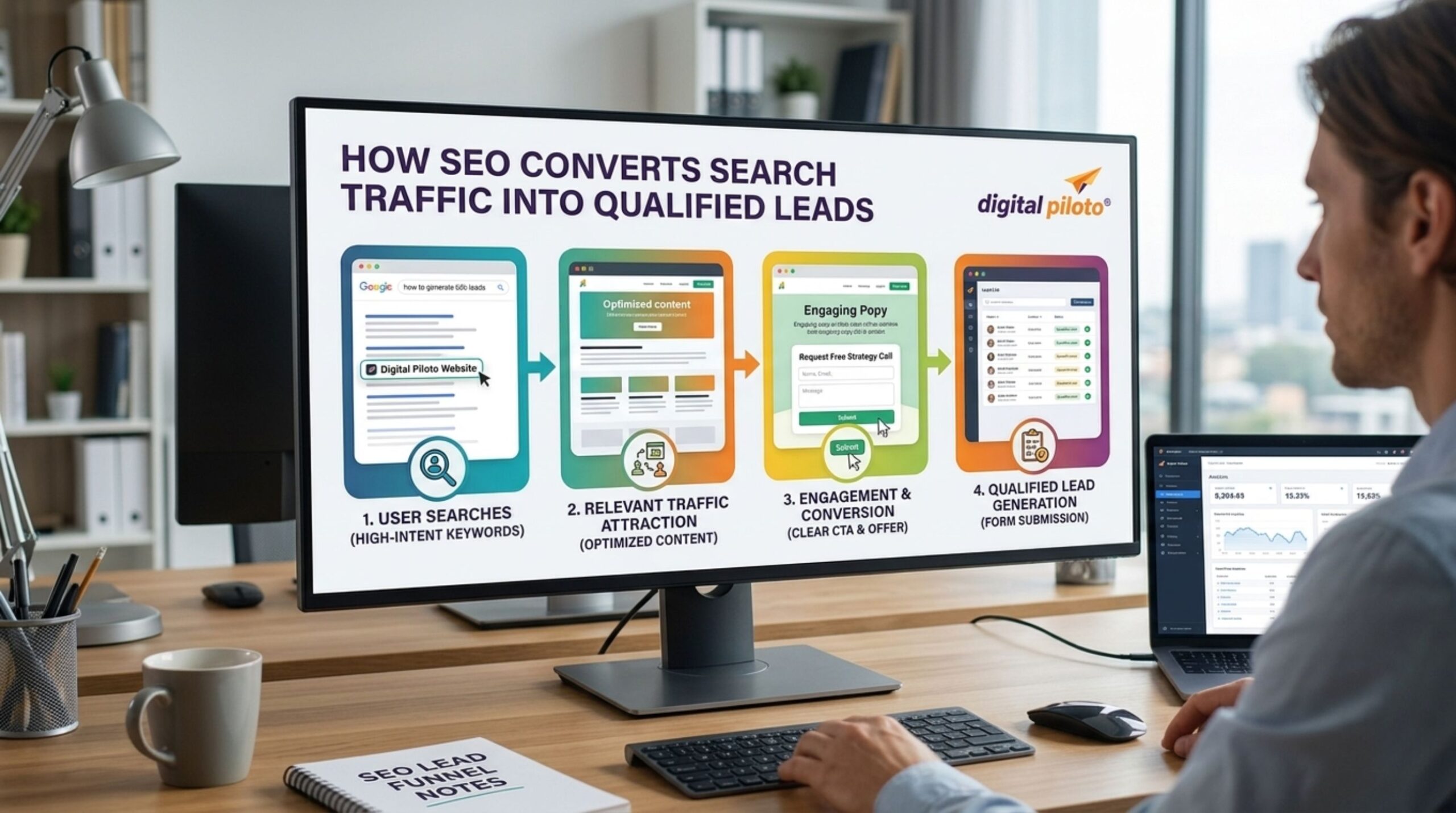 How SEO Converts Search Traffic Into Qualified Leads