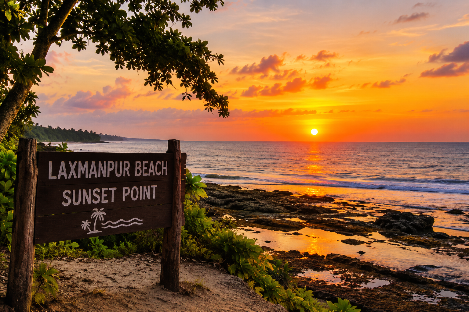 Plan a Blissful Day at Laxmanpur Beach